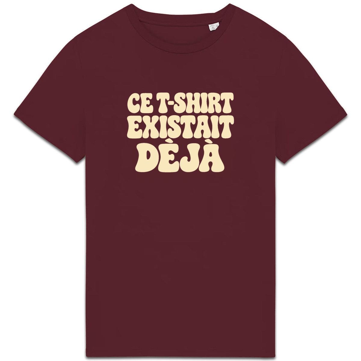T-shirt Ce T-shirt existait déjà, coloris bordeaux