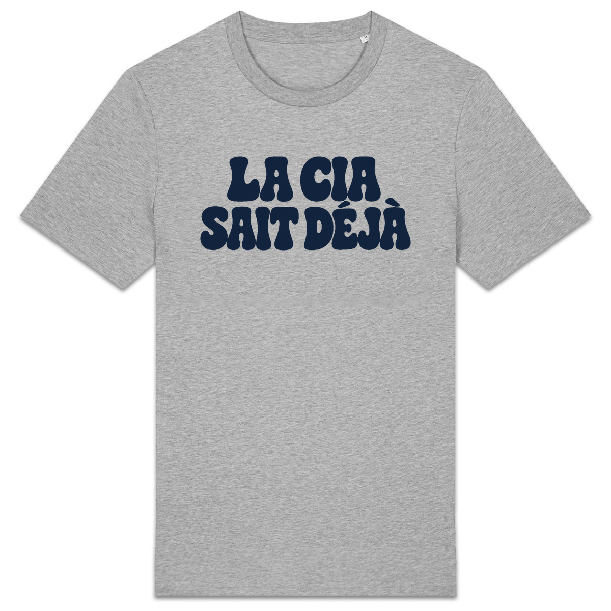 T-shirt La CIA sait déjà, coloris gris