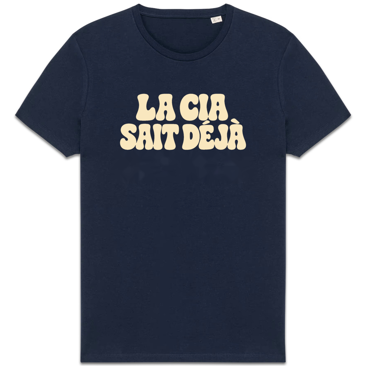 T-shirt La CIA sait déjà, coloris marine