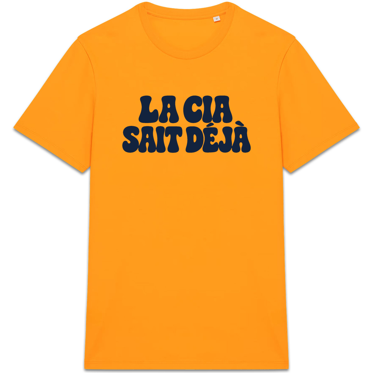 T-shirt La CIA sait déjà, coloris orange