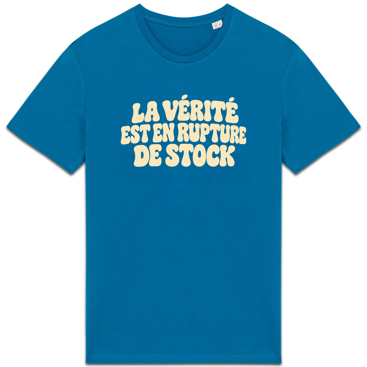 T-shirt La vérité est en rupture de stock, coloris Bleu